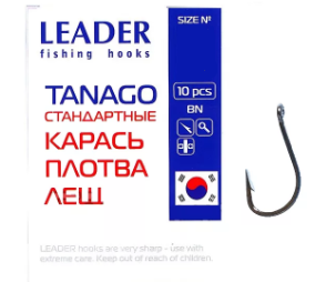 Крючки Leader Tanago Крючки Leader Tanago