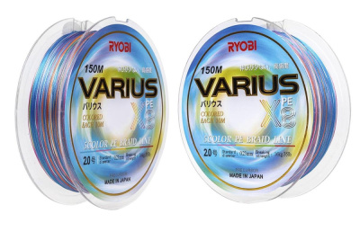Плетеный шнур Ryobi Varius PE8X Multi Color 150м