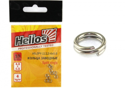 Кольцо заводное Helios d4.0*0,5мм