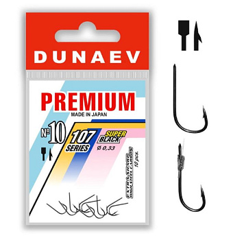 Крючок одинарный Dunaev Premium 107 (№10)