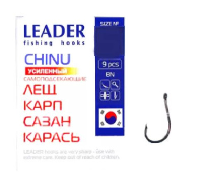 Крючки Leader Chinu¶ Крючки Leader Chinu¶