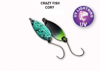 Блесна колеблющаяся Crazy Fish Cory 2,1см 1,1г