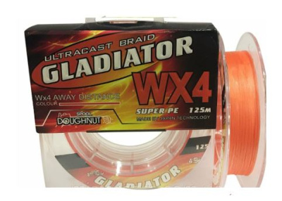 Плетеный шнур Gladiator WX4, 125м