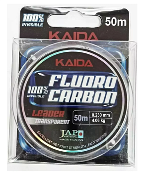 Флюорокарбон Kaida Leader Transparent 50м (0,230мм)