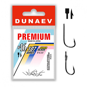 Крючок одинарный Dunaev Premium 107 (№16)