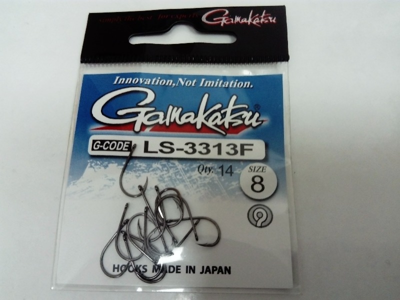 Крючки Gamakatsu LS-3313N, N/L, №2, (10шт) Крючки Gamakatsu LS-3313N, N/L, №2, (10шт)