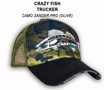 Кепка тракер Crazy Fish Camo Zander Pro ol¶