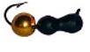 Мормышка Муравей d 2,5 мм (0,6гр) с латунным шариком, 542		¶