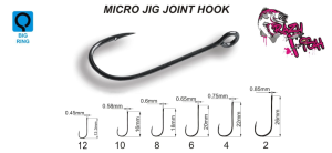 Крючок одинарный Crazy Fish Micro Jig Joint №14