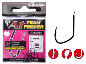 Крючки Gamakatsu A1 Team Feeder Fine Carp, №12, (15шт)