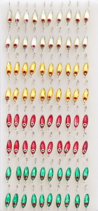 Мормышка фосфорная Lumicom, с флексом ЛУ (набор) (80шт)