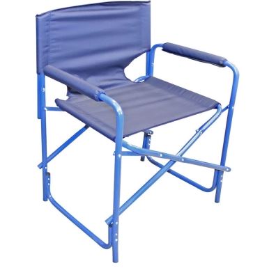 Кресло складное Следопыт с карманом на подлокотнике алюминиевое 585*450*825мм синее Кресло складное Следопыт с карманом на подлокотнике алюминиевое 585*450*825мм синее