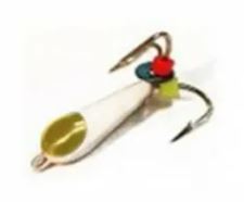 Мормышка Wolfram Черт d3,0 мм 0,8г белый с коронкой Мормышка Wolfram Черт d3,0 мм 0,8г белый с коронкой