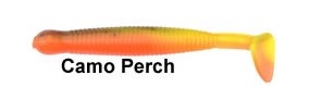 Приманка силиконовая SPRO Arrow Tail, 8см, Camo Perch (10шт)