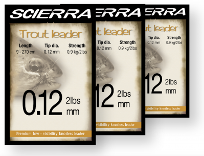 Подлесок SCIERRA Trout 9', 5lbs, 0.18mm (27796) Подлесок SCIERRA Trout 9', 5lbs, 0.18mm (27796)