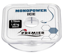 Леска Premier Monopower Ice Clear Nylon 30м (0.10mm)