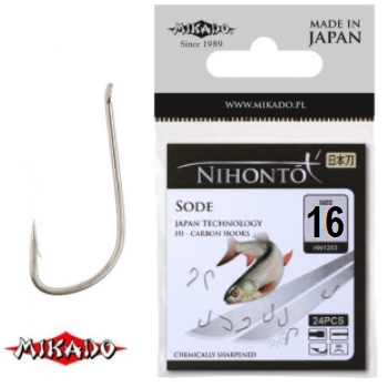 Крючок одинарный Mikado Nihonto Sode BR  (№16)