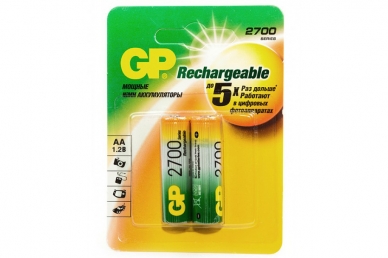 Батарейка GP R06 2700 AAHC BL*2