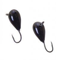 Мормышка вольфрамовая Lumicom Капля отверствие (покраска), (10шт) Мормышка вольфрамовая Lumicom Капля отверствие (покраска), (10шт)