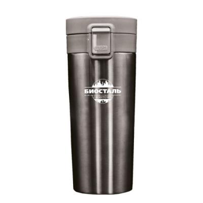 Термокружка Biostal-Crosstown, 0,40л (NMT-400V), вороненая сталь