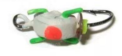 Мормышка Wolfram Жук d2,0 мм 0,2г с лапками Белый Мормышка Wolfram Жук d2,0 мм 0,2г с лапками Белый