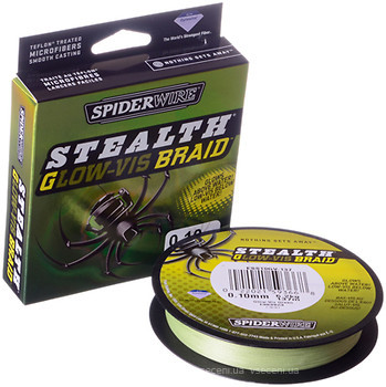 Плетеный шнур Spiderwire Stealth 137м Glow-Vis