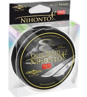 Плетеный шнур Mikado Nihonto Octa Braid (Black), 150m