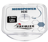 Леска Premier Monopower Ice Clear Nylon 30м (0.16mm)