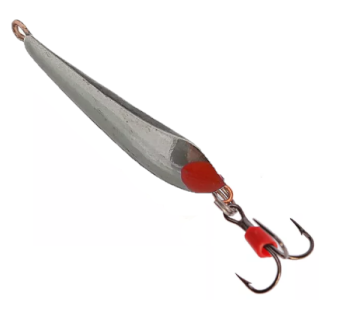 Блесна Пирс зимняя с чертиком Малёк большой с подвесным тройником 1,7г Блесна Пирс зимняя с чертиком Малёк большой с подвесным тройником 1,7г
