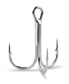 Тройник Gurza Round Treble Hook №8 Ni 