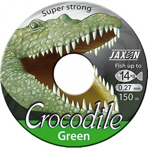 leska-jaxon-crocodile-green-150m-022mm9kgjpg