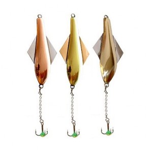 Блесна вертикальная зимняя Lucky John Gilder, с цепоч.+тр., 10.0g Блесна вертикальная зимняя Lucky John Gilder, с цепоч.+тр., 10.0g