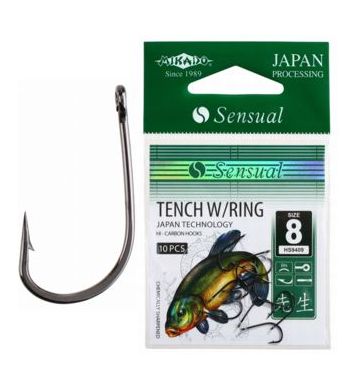 Крючки Mikado Sensual Tench W/Ring BN №2 Крючки Mikado Sensual Tench W/Ring BN №2