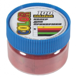 Колер 100 ПОКЛЕВОК красный, 50g