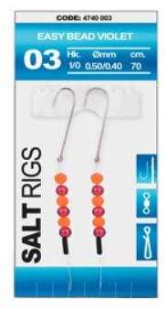 Система Spro Salt Rig Boat Flash Blade Silver, 0.70/0.40 mm, №1/0