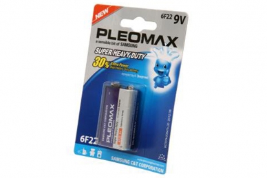 Батарейка Samsung pleomax 6F22 BL-1