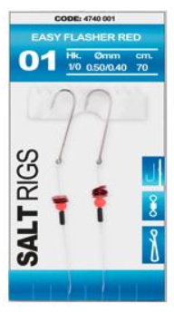 Система Spro Salt Rig Easy Flasher Metalic, 0.50/0.40 mm, №1/0