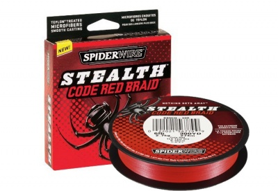 Плетеный шнур Spiderwire Stealth 110м CodeRed  Плетеный шнур Spiderwire Stealth 110м CodeRed