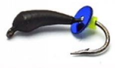 Мормышка Wolfram Уралка d2,5 мм 0,4г классическая черная Мормышка Wolfram Уралка d2,5 мм 0,4г классическая черная