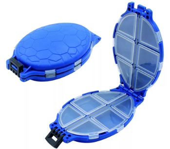 Коробка Namazu Turtle для рыболовных мелочей, 12 отделений, 11*7,5*3см¶ Коробка Namazu Turtle для рыболовных мелочей, 12 отделений, 11*7,5*3см¶