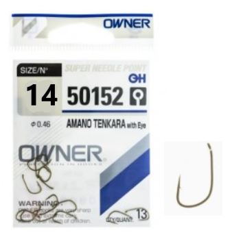 Крючок одинарный Owner 50152 №14 Крючок одинарный Owner 50152 №14