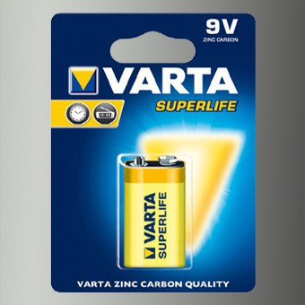 Батарейка VARTA Superlife 6F22,9V