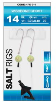 Система Spro Salt Rig Wishbone Ghost, 0.70/0.40 mm, №1/0