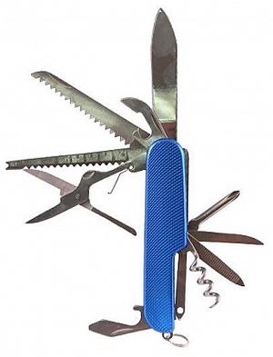 Мультитул Следопыт большой 11 предметов в чехле