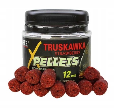Пеллеты Traper, 12mm, 100g, Truskawka Пеллеты Traper, 12mm, 100g, Truskawka
