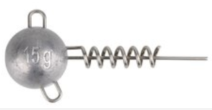 Джиг - головка Mikado Jaws со штопором Джиг - головка Mikado Jaws со штопором