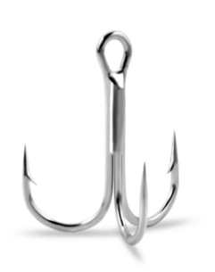 Тройник Gurza Round Treble Hook №4 BN