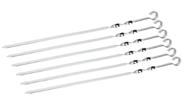 Набор плоских шампуров Helios Лайт, блистер 45*1см (6шт)¶ Набор плоских шампуров Helios Лайт, блистер 45*1см (6шт)¶