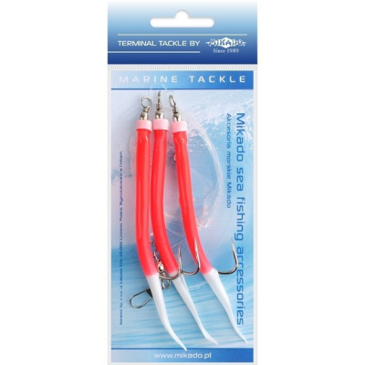 Подвеска морская Mikado Squid Rig 3х7,5см №4/0