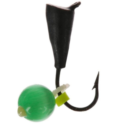 Мормышка Wolfram Конус d4,0 мм 1,2г с камнем Кошачий глаз Мормышка Wolfram Конус d4,0 мм 1,2г с камнем Кошачий глаз